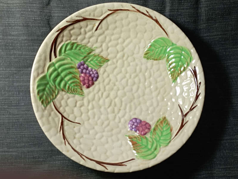 Vintage Wade 15cm Bramble pattern plates x2