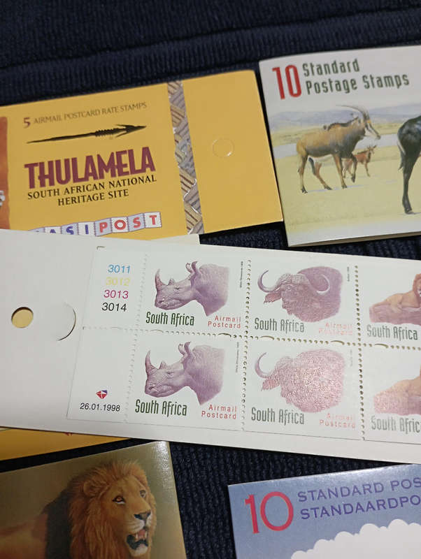 RSA  stamp booklets X10 unused as per scan