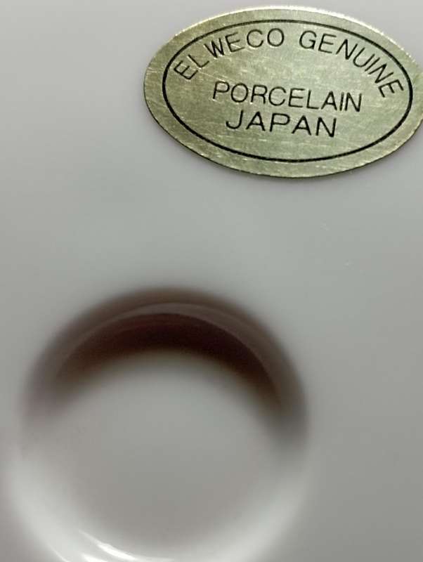 Elweco Japan a very beautiful Mother of Pearl decorative plate