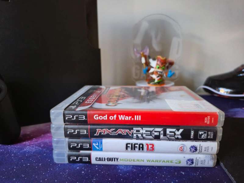 PS3 160GB Slimline (HEN), 12 Games, 1 Controller (Pre-owned)
