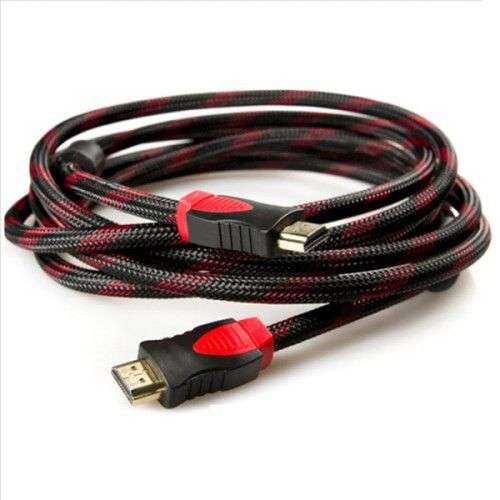 5M Premium Braided HDMI Cable  High-Performance Digital Connectivity