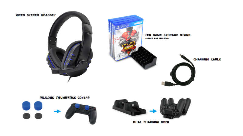 Dobe Super Gaming Kit for PlayStation 4
