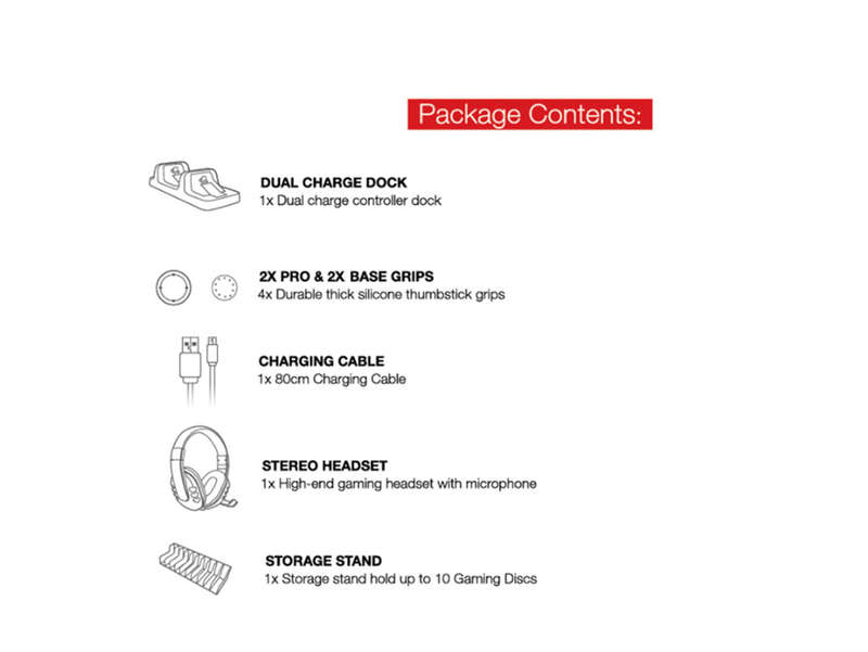 Dobe Super Gaming Kit for PlayStation 4