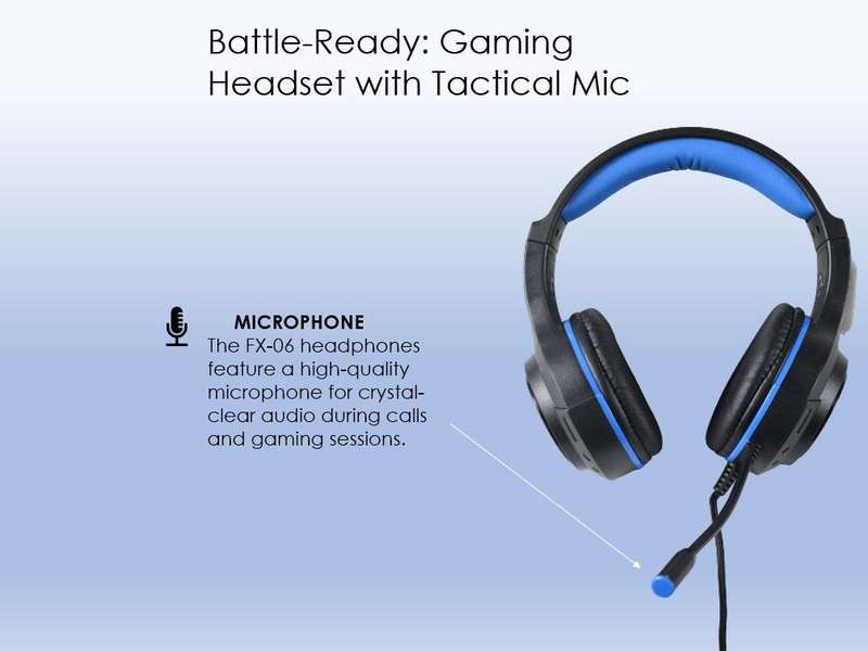 FX-06 - Super Bass Gaming Wired Headset With HD Microphone