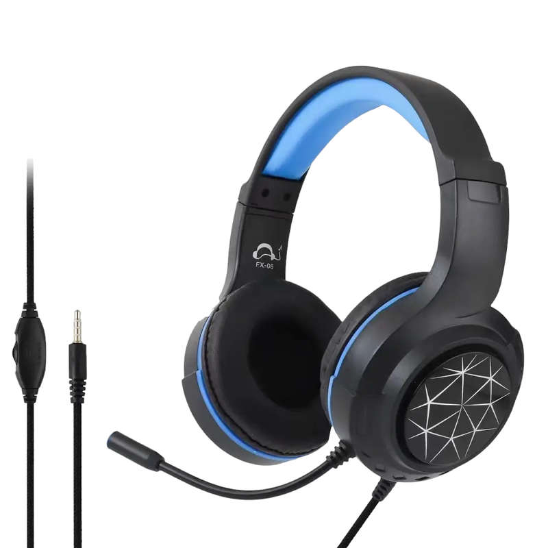 FX-06 - Super Bass Gaming Wired Headset With HD Microphone