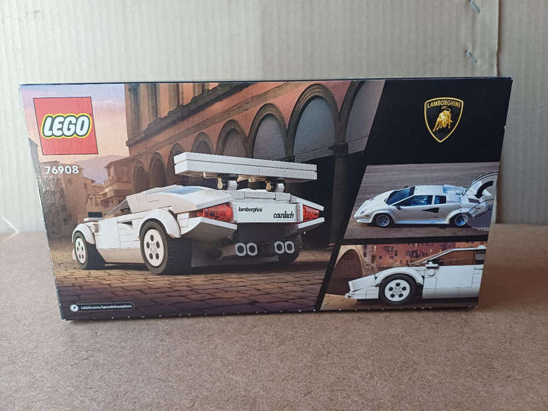 LEGO Speed Champions Lamborghini Countach 76908 Building Toy Cars (76908) - 262 Pieces