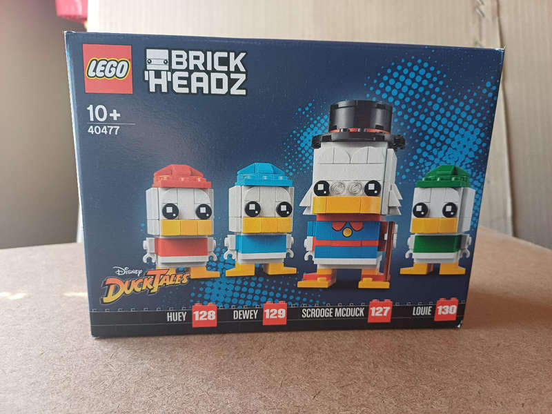 LEGO BrickHeadz Scrooge McDuck, Huey, Dewey & Louie (40477) - 340 pieces