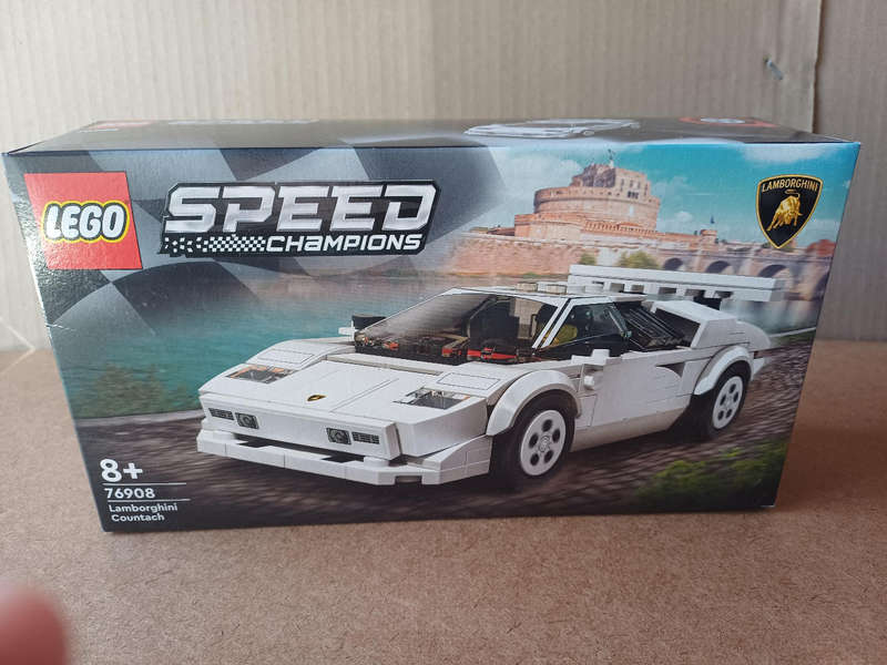 LEGO Speed Champions Lamborghini Countach 76908 Building Toy Cars (76908) - 262 Pieces