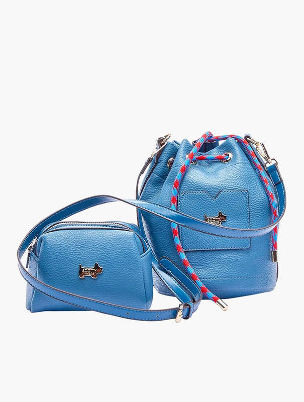 Scotty Bags & Co. Bambino Blue The Malibu Bucket Bag With Matching Purse