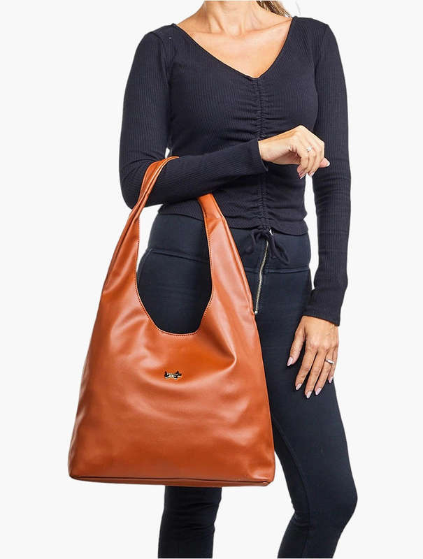 Scotty Bags & Co. Saddle Tan The Montreal Classic Slouch Bag