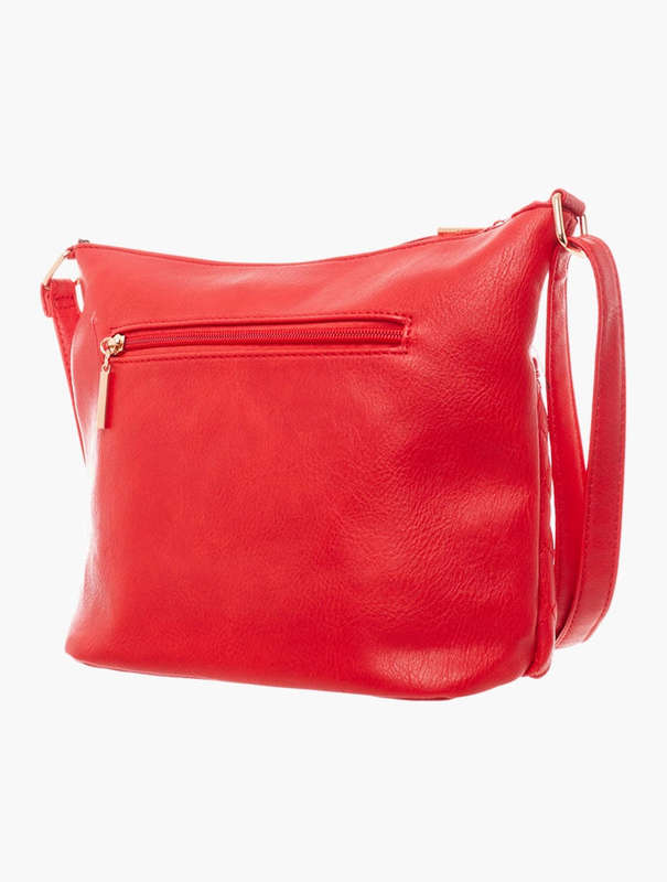 Scotty & Co Lipstick Red The Coco Diamond Stitched Hobo With Coin Purse