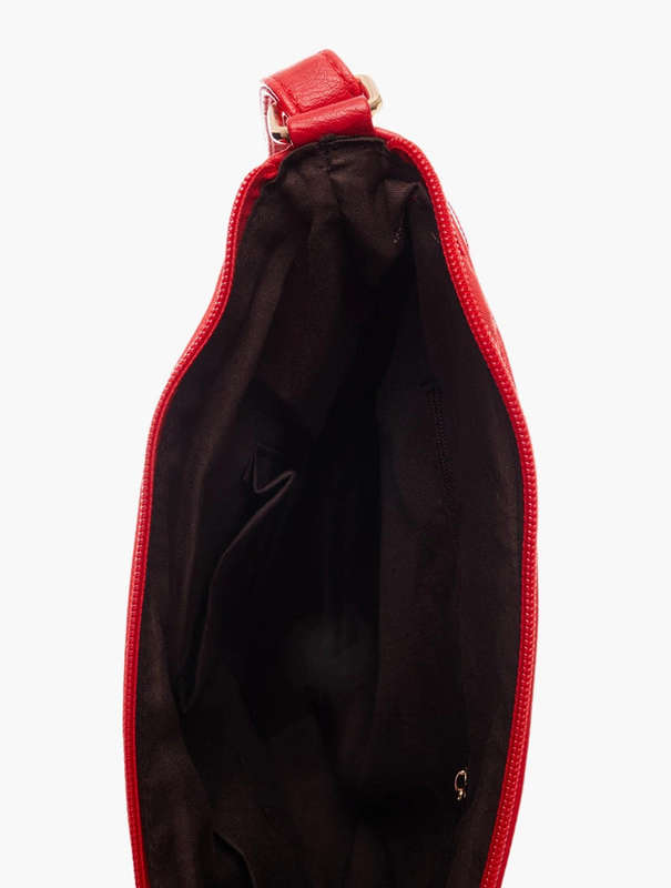 Scotty & Co Lipstick Red The Coco Diamond Stitched Hobo With Coin Purse