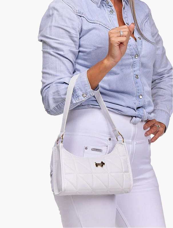 Scotty Bags & Co. White The Scotty Classic Baguette