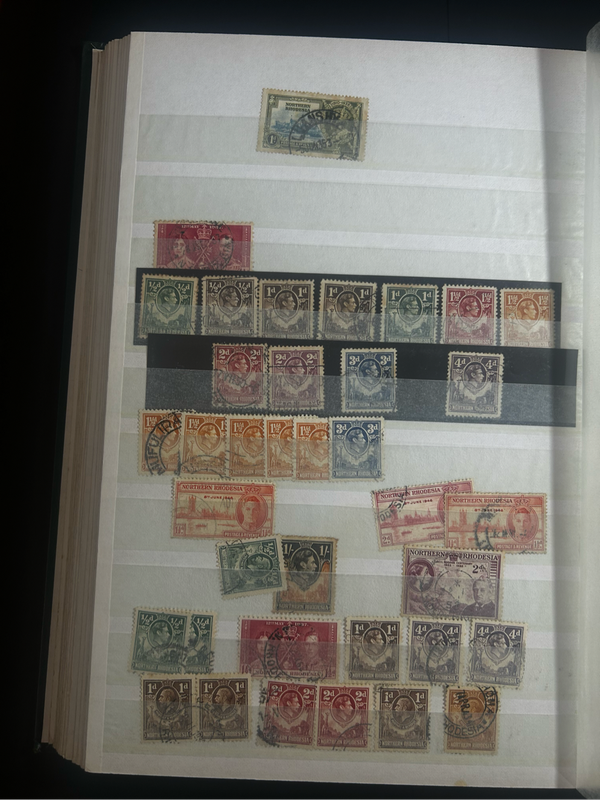 Davo album containing Zimbabwe and transkei Stamp