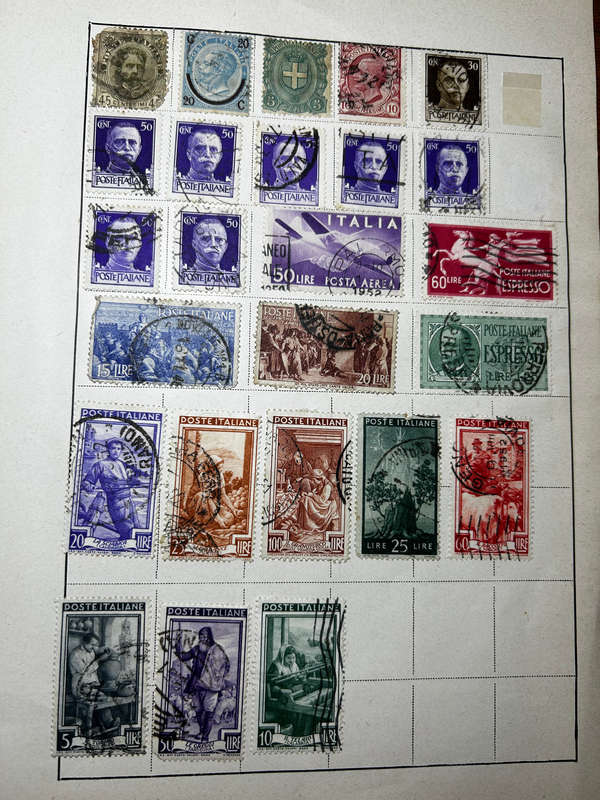 Old world wide stamps