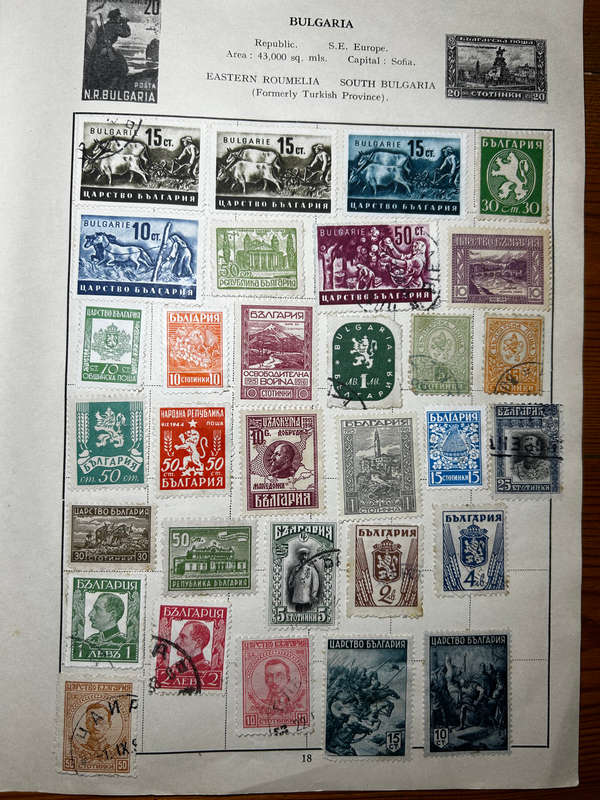 Old world wide stamps