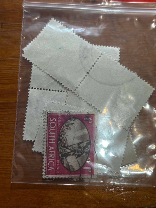 Union south African stamp doubles