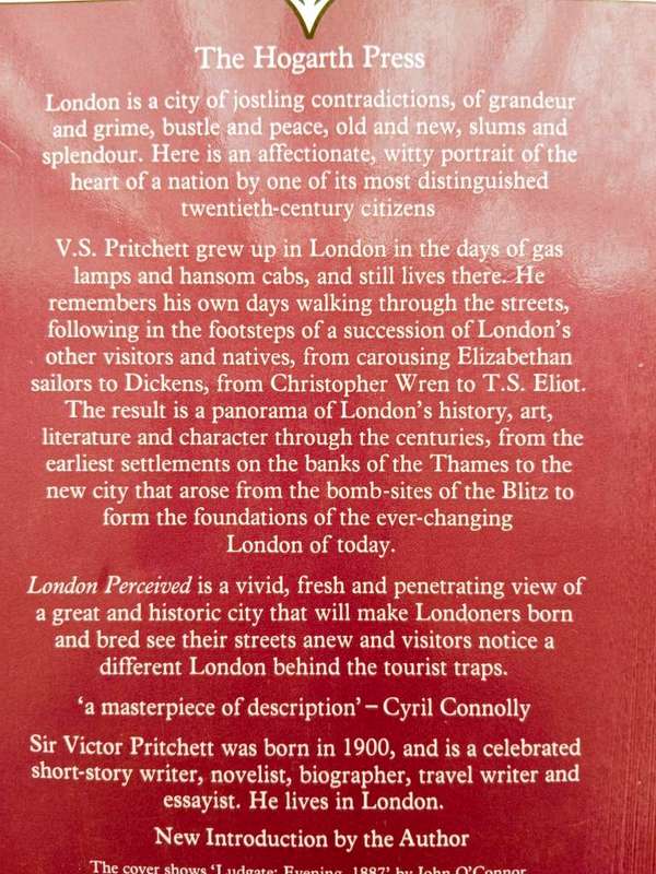 London Perceived, V.S. Pritchett