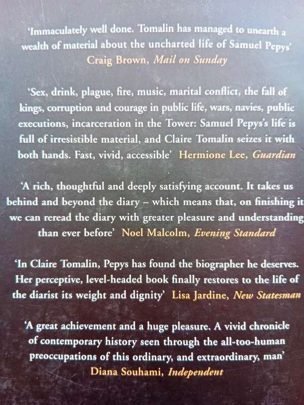 Samuel Pepys - The Unequalled Self, Claire Tomalin