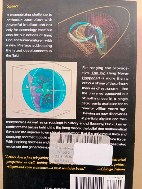 The Big Bang Never Happened, Eric J. Lerner