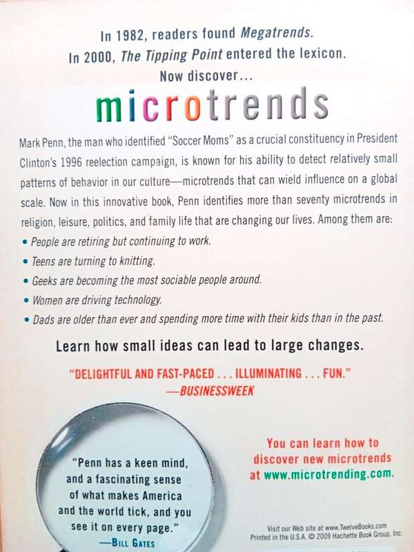 Microtrends, Mark J. Penn
