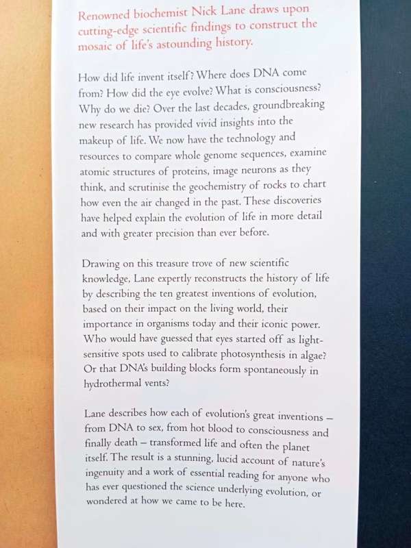 Life Ascending, Nick Lane