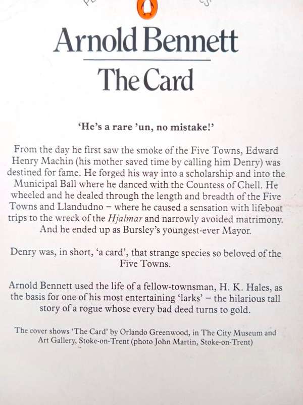 The Card, Arnold Bennett