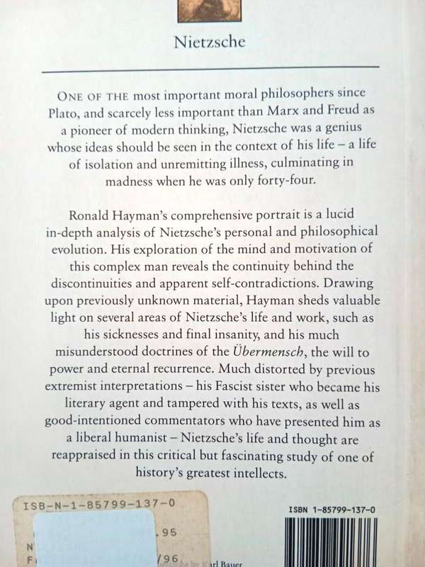 Nietzsche, Ronald Hayman