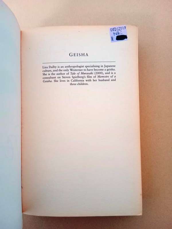 Geisha, Liza Dalby