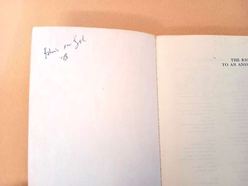 The Right to an Answer, Anthony Burgess