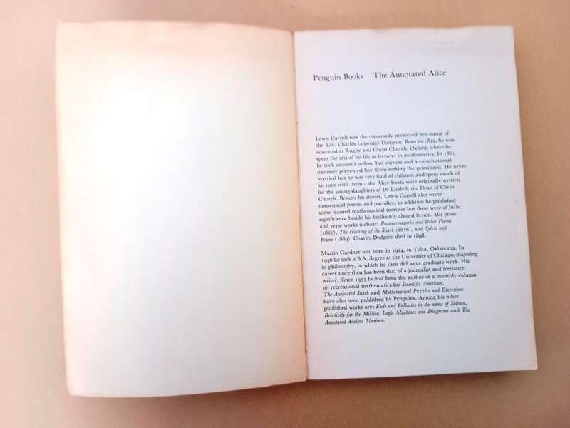 The Annotated Alice, Lewis Carroll