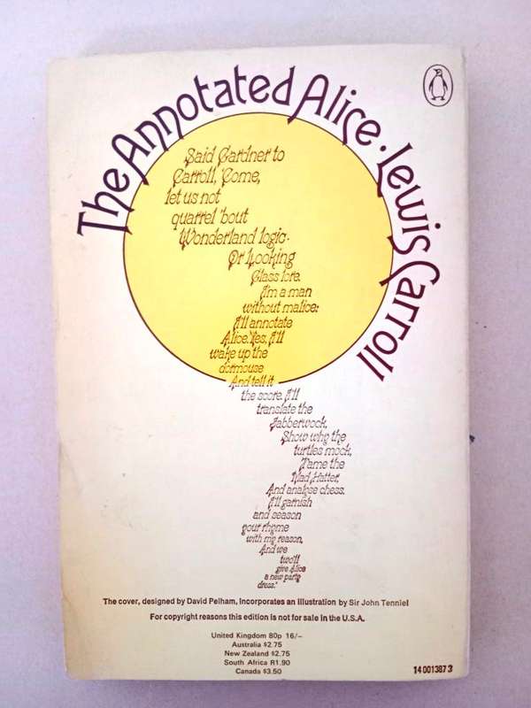 The Annotated Alice, Lewis Carroll
