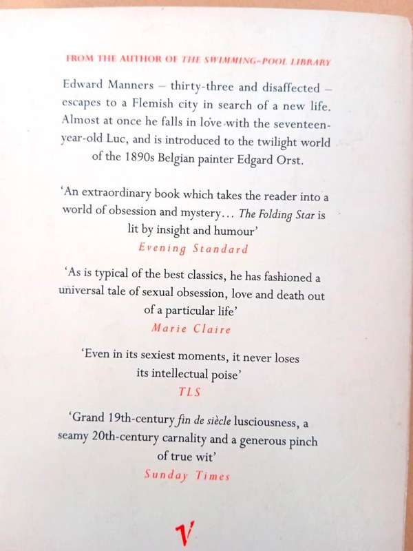 The Folding Star, Alan Hollinghurst