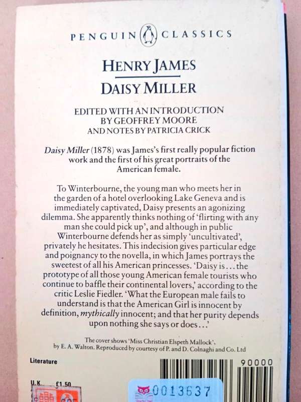 Daisy Miller, Henry James