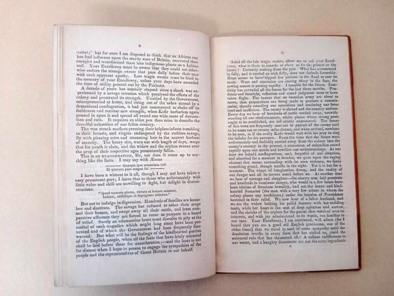 Letters to Sir Peregrine Maitland, by Aug. Jos. Tancred, Part 1 (1846)