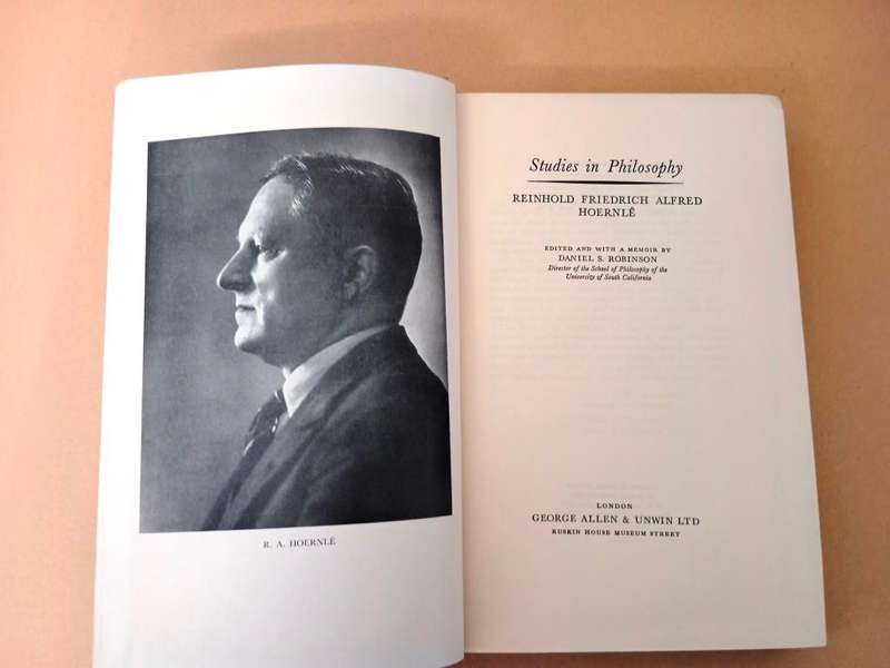 Studies in Philosophy, Hoernle