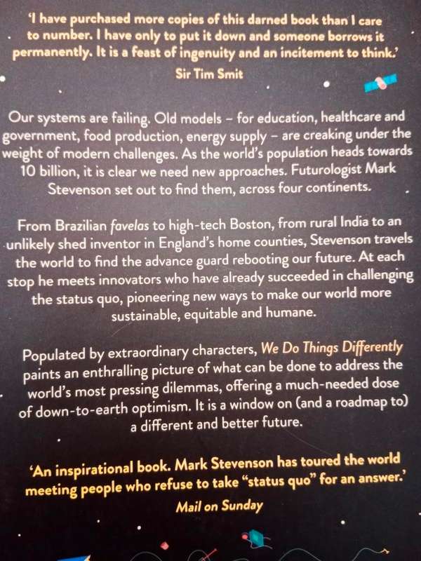 We Do Things Differently, Mark Stevenson
