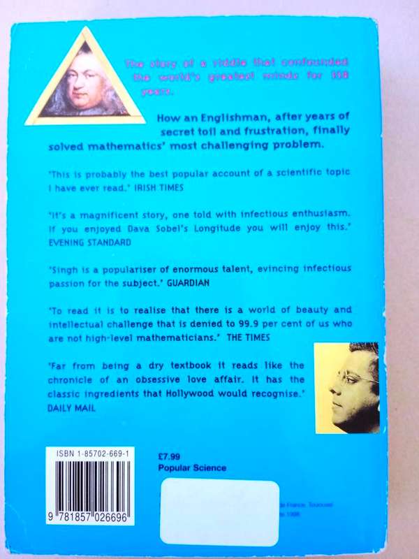 Fermat's Last Theorem, Simon Singh