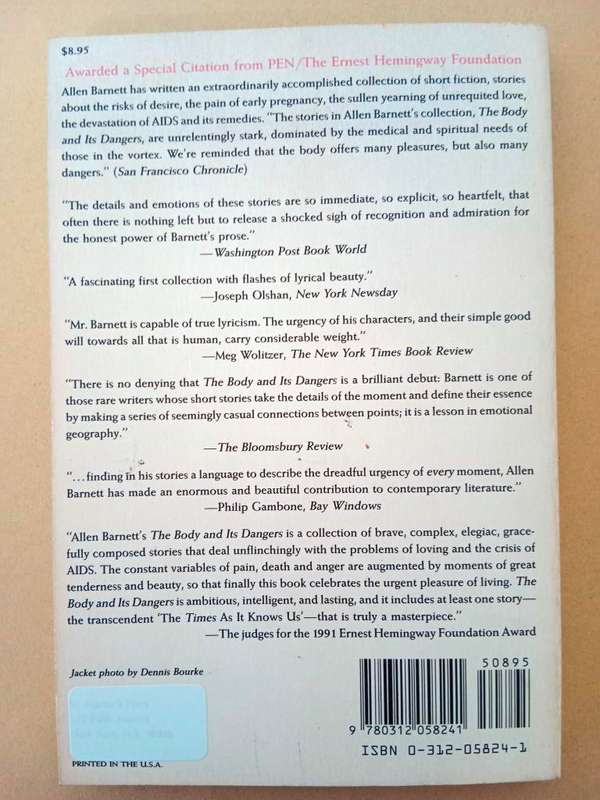 The Body and its Dangers and other Stories, Allen Barnett