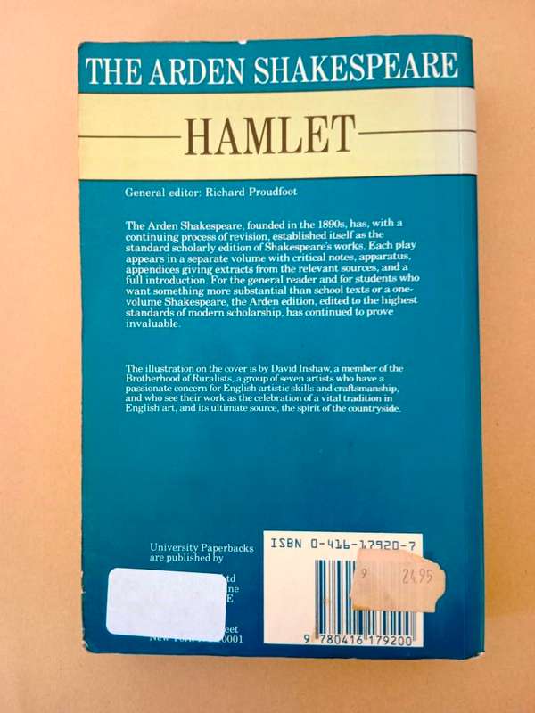 Hamlet, William Shakespeare [The Arden Shakespeare edition]