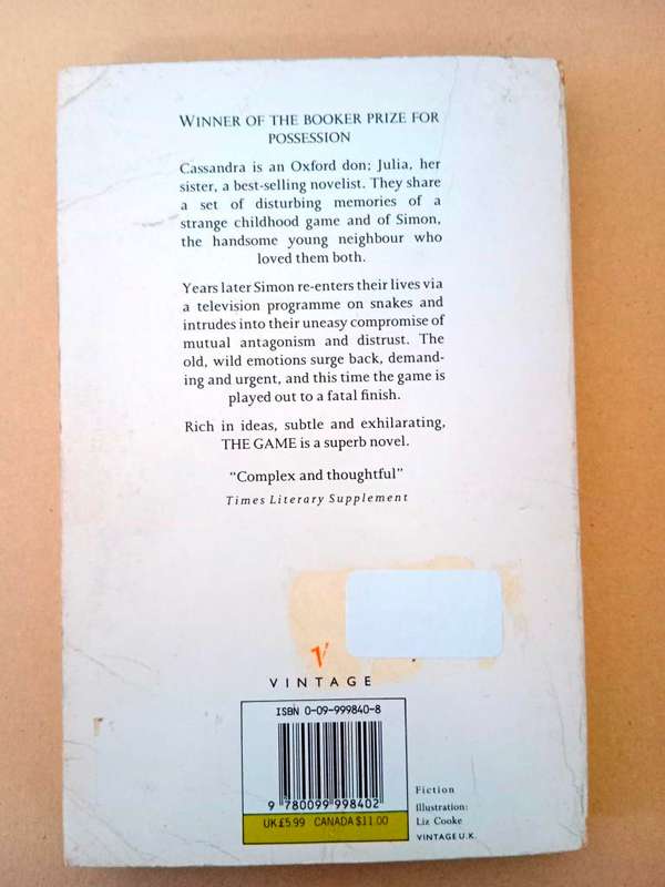 The Game, A.S. Byatt