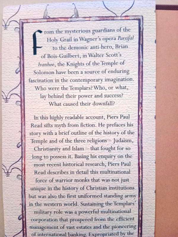 The Templars, Piers Paul Read