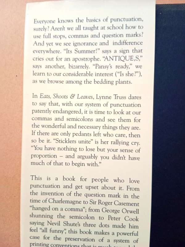Eats, Shoots and Leaves, Lynne Truss