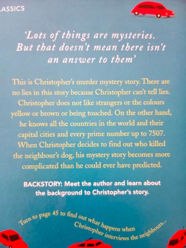 The Curious Incident of the Dog in the Night-Time, Mark Haddon