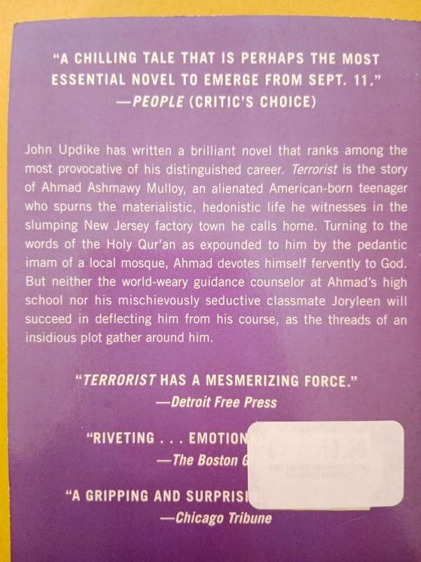 Terrorist, John Updike