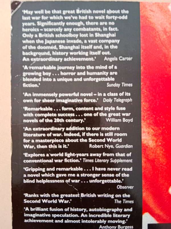 Empire of the Sun, J.G. Ballard