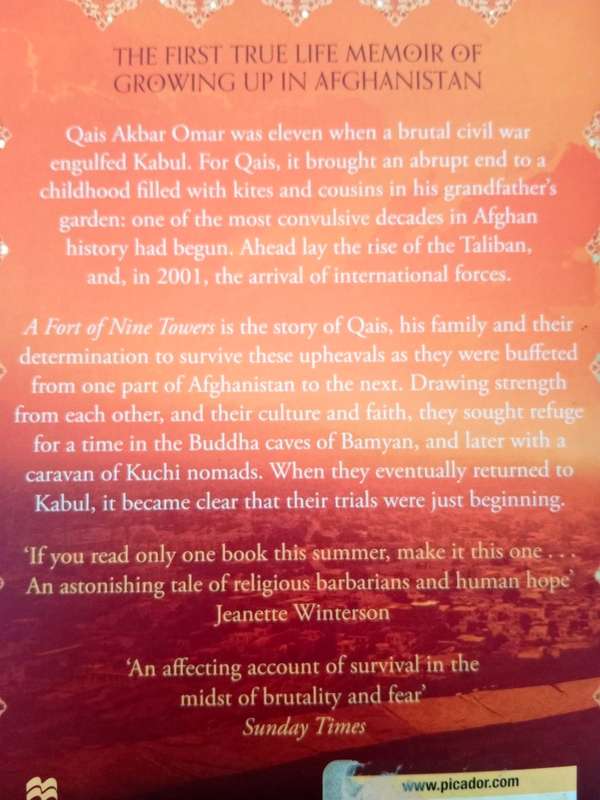 A Fort of Nine Towers, Qais Akbar Omar