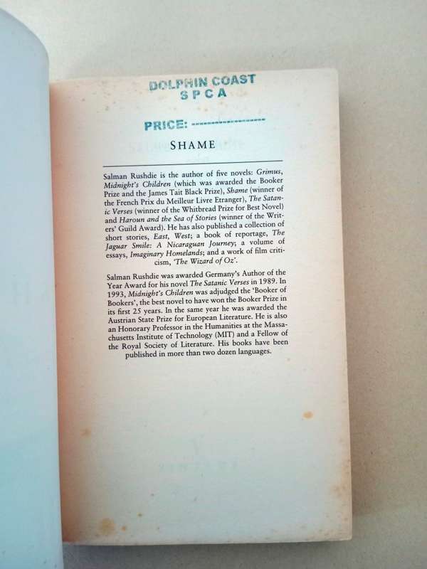 Shame, Salman Rushdie