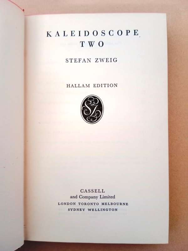 Kaleidoscope Two, Stefan Zweig [Hallam edition]