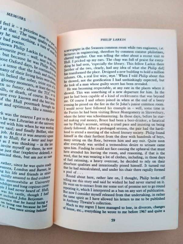 Memoirs, Kingsley Amis